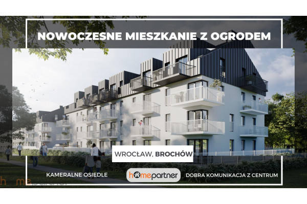 Wrocław, Krzyki, Brochów, Brochowska, MIESZKANIE Z OGRÓDKIEM PRZY PARKU